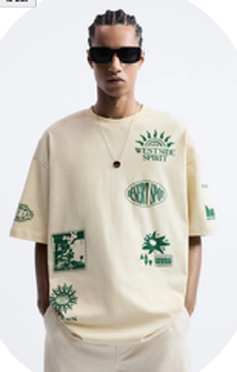 Oversized Patch Tee