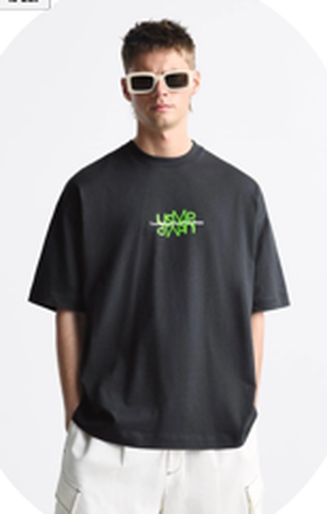 Black Chest Logo Tee
