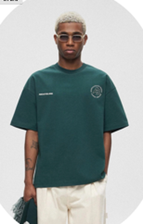 Teal Green Oversized Tee